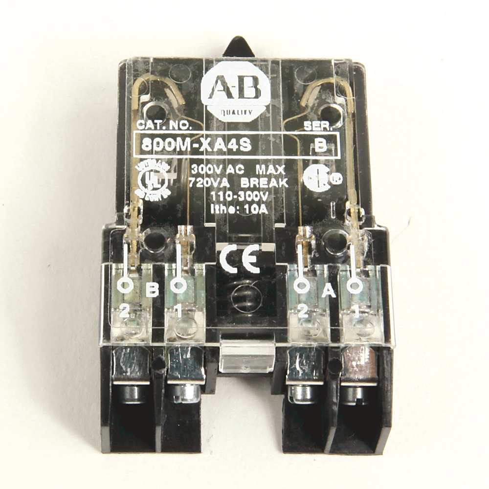 Product image for 22mm Contact Block 800M PB