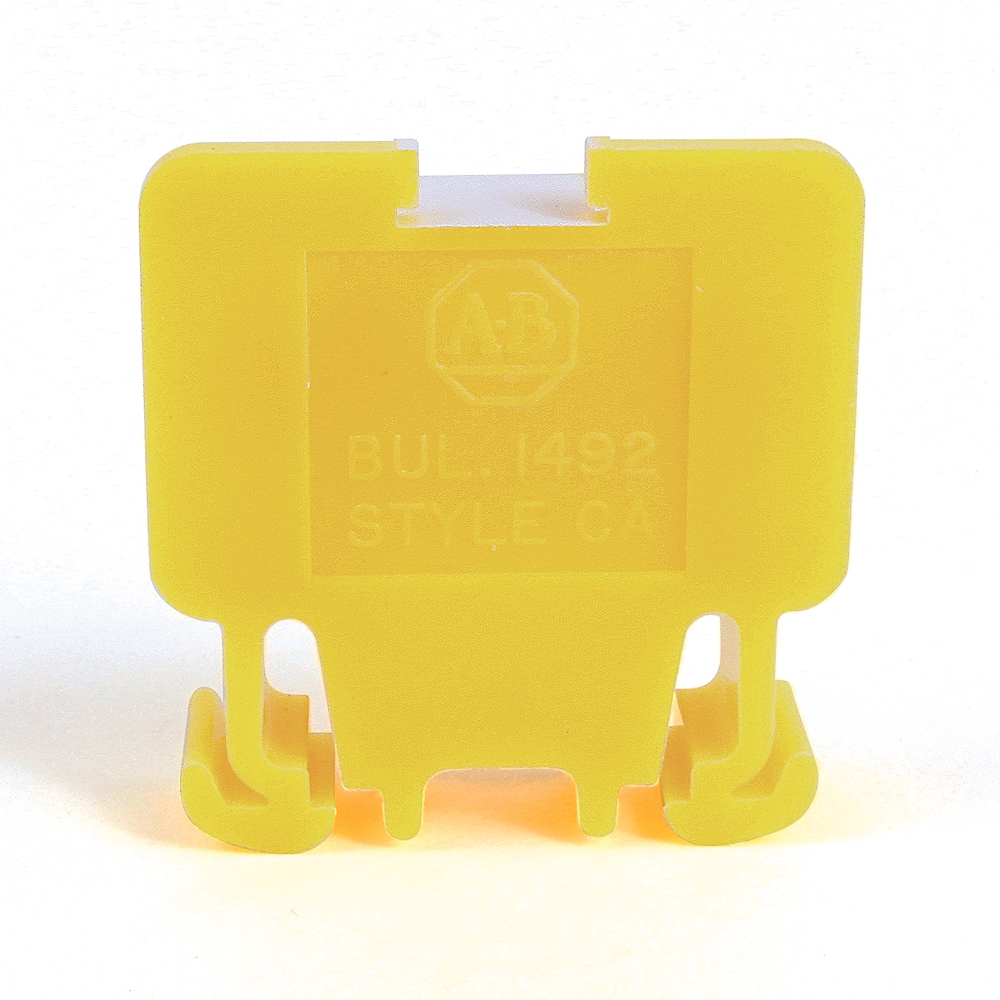 Product image for TERM BLCK Rail MTD 1P 55A YEL