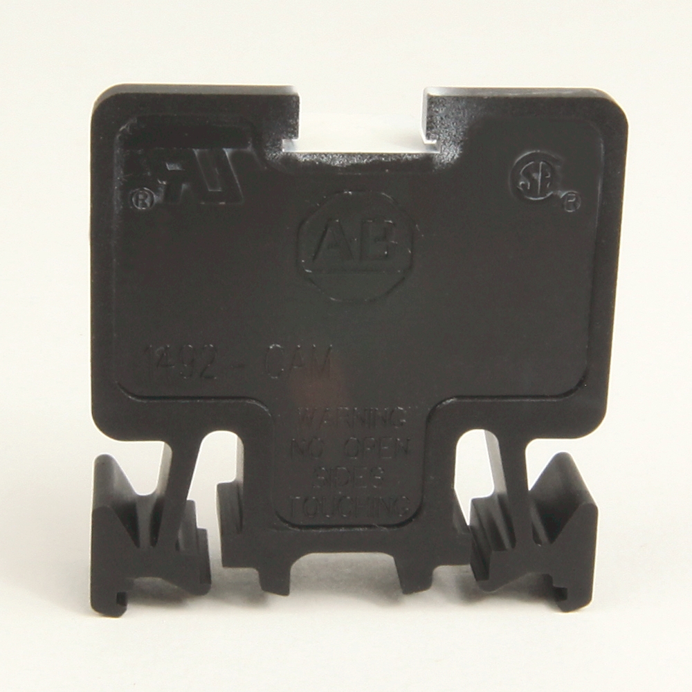 Product image for Block terminal tubular screw CAM-1 multi-rail 55A 600V black