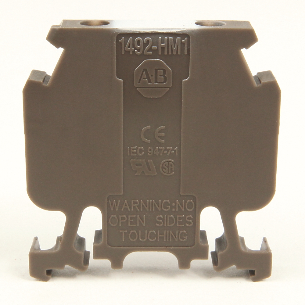 Product image for ABRA 1492-HM1 TERM BLOCK 30A 600V WHITE FINGER SAFE HIGH DENSITY PACK OF 80 PCS