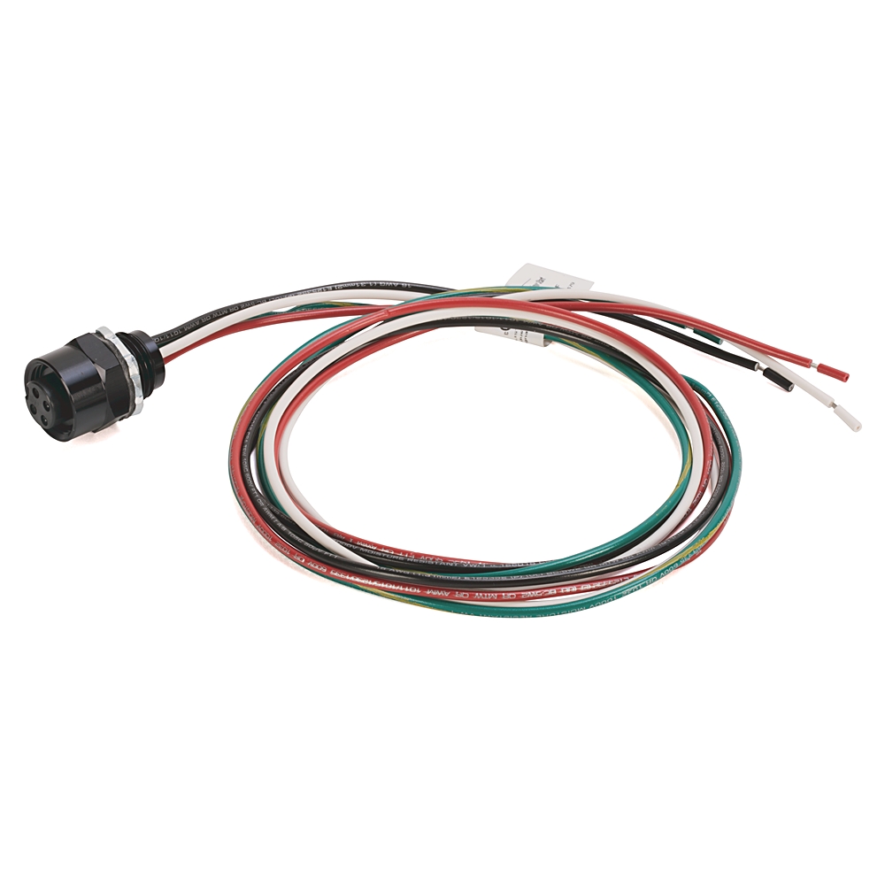 Product image for Receptacle power 3-phase female 4-pin 16AWG 10A 600V 1m