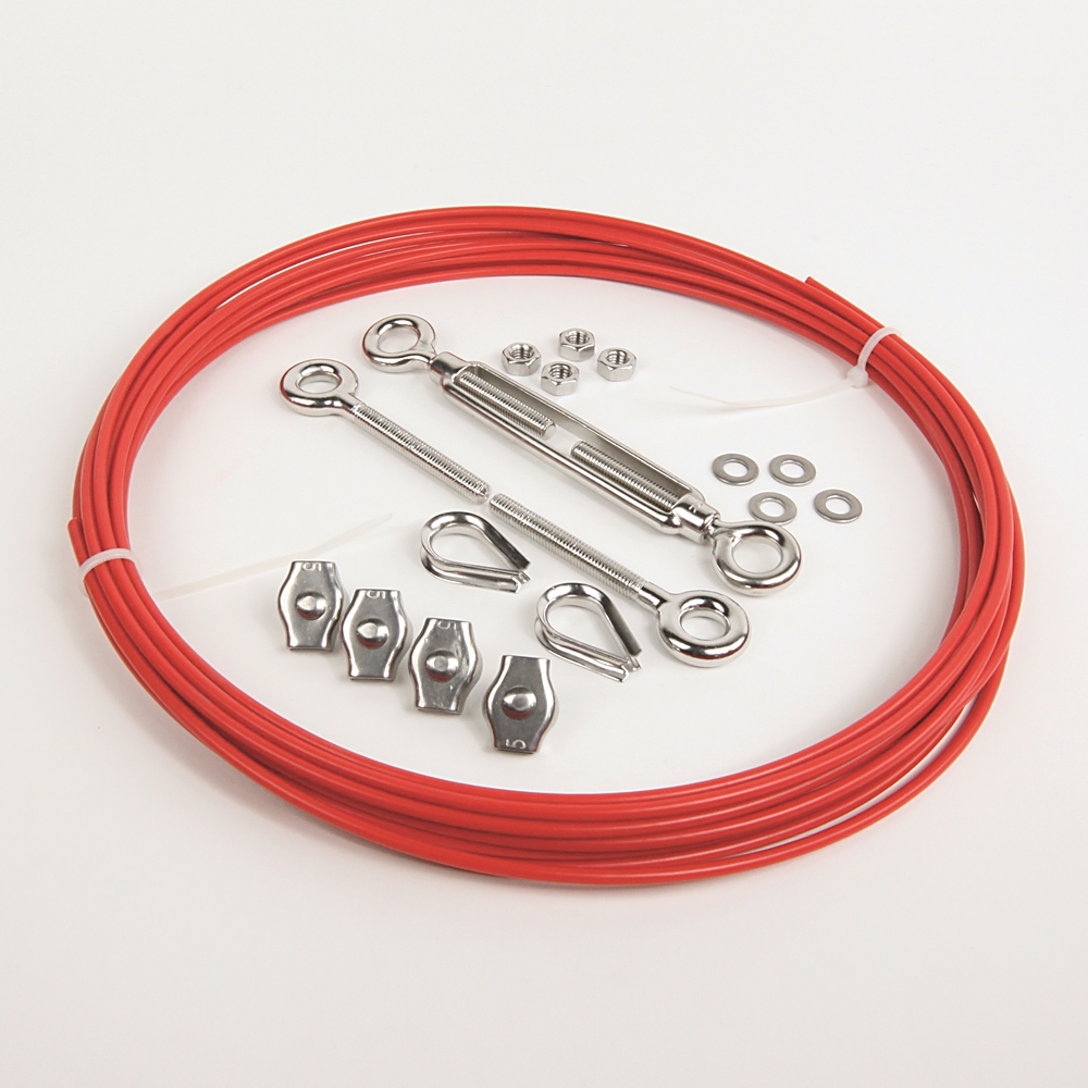 Product image for 15m Stainless Steel Turnbuckle Kit