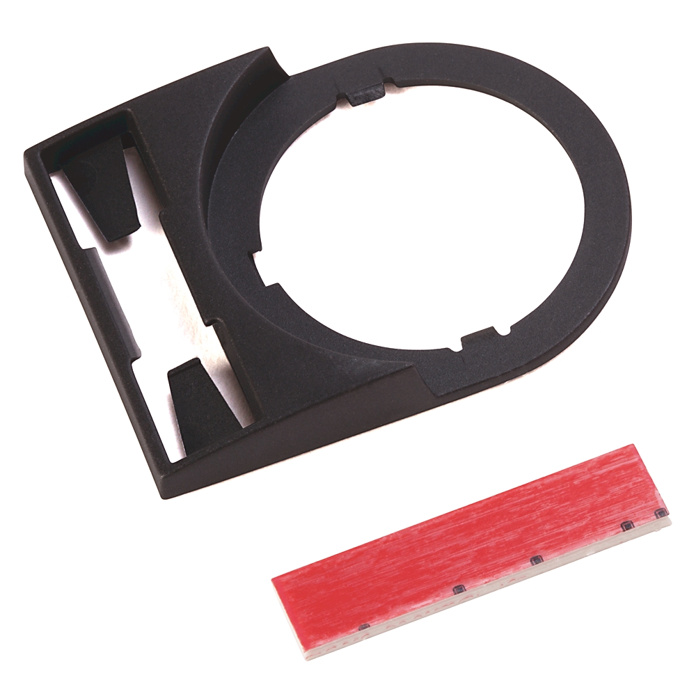 Product image for Legend plate EMERGENCY STOP red w/white text 30x40mm