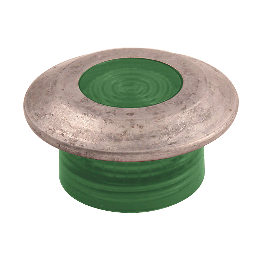 Product image for ABRA 800T-N159G LENS ILLUMINATED MUSHROOM HEAD LENS ILLUMINATED MUSHROOM CAP GREEN