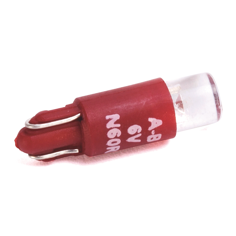 Product image for ABRA 800T-N60R 6V RED LED BUL