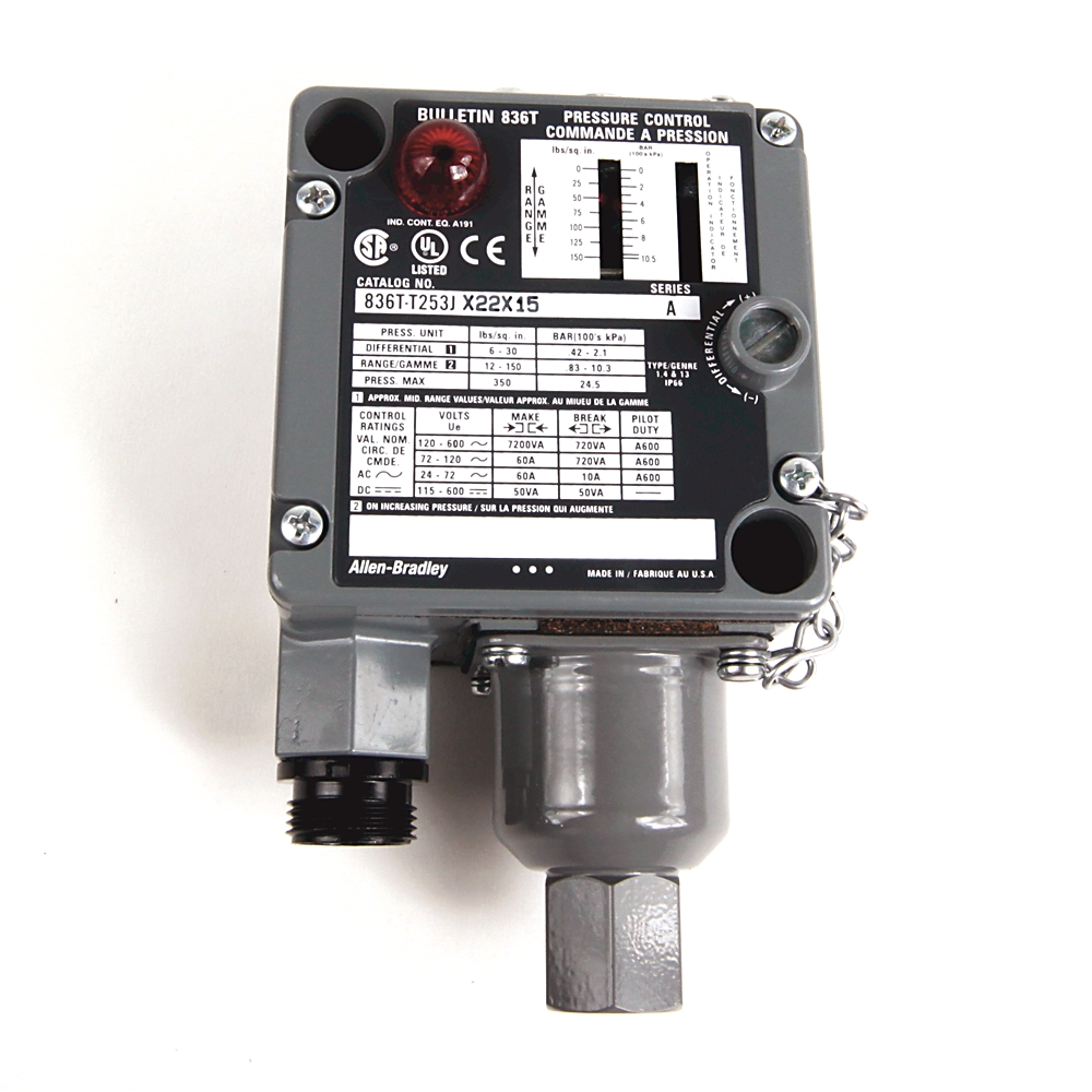 Product image for Electro-Mech Pres Cntrl Sw