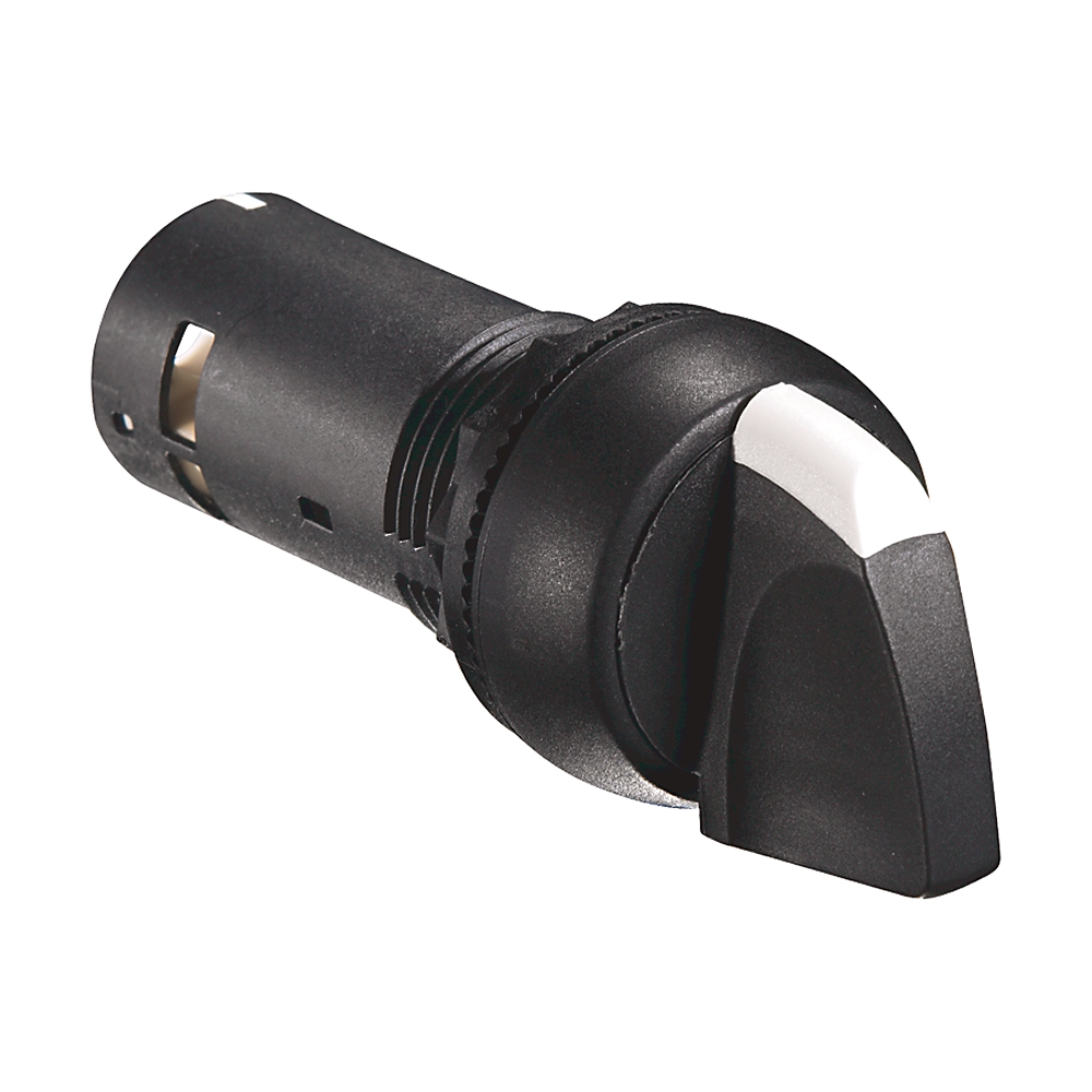 Product image for Operator selector switch 3-position 2NO spring return from left/right