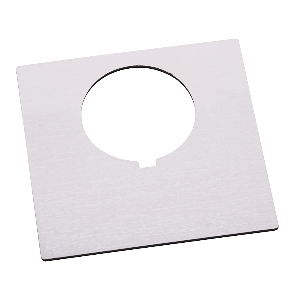 Product image for Plate legend custom text automotive NEMA-4/4X white
