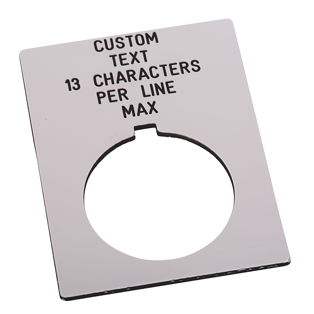 Product image for 30mm 800H White Custom Text Jumbo Legend