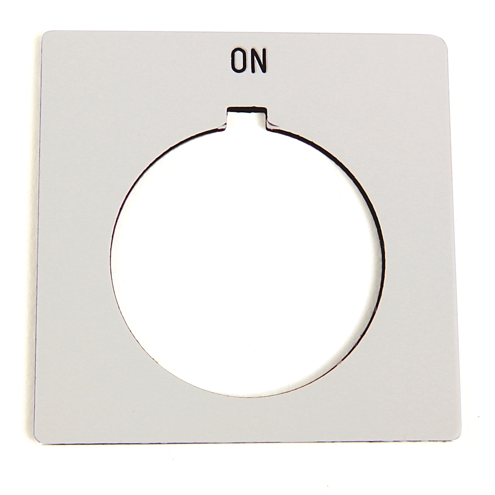 Product image for ABRA 800H-W516 LEGEND PLATE OFF