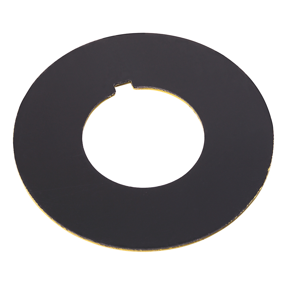 Product image for Legend plate blank plastic yellow