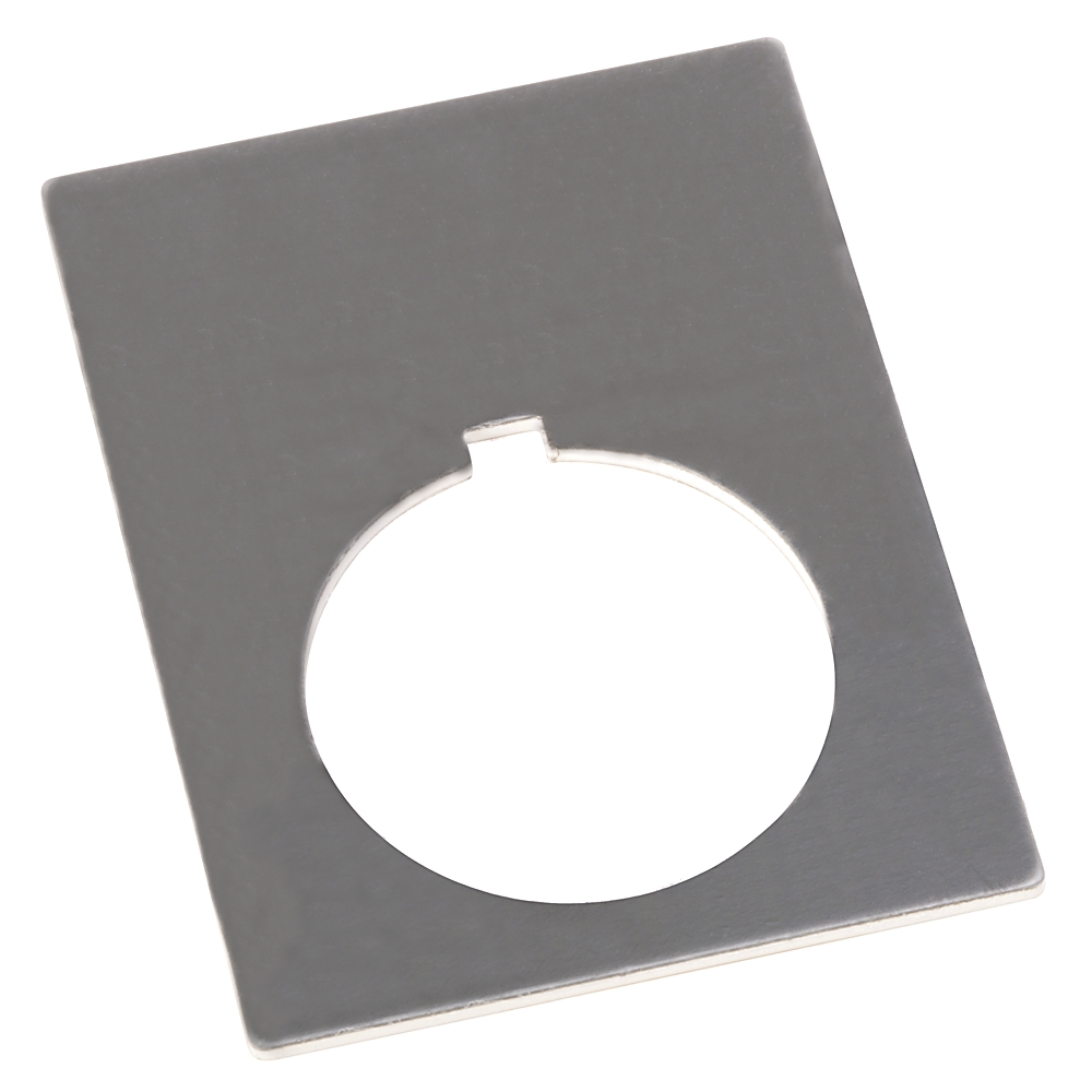 Product image for ABRA 800H-W100J BLANK JUMBO GREY LEGEND PLATE 30MM