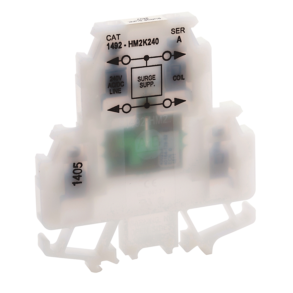 Product image for TERM BLCK Multi-Rail MTD DBL SUPP 240V