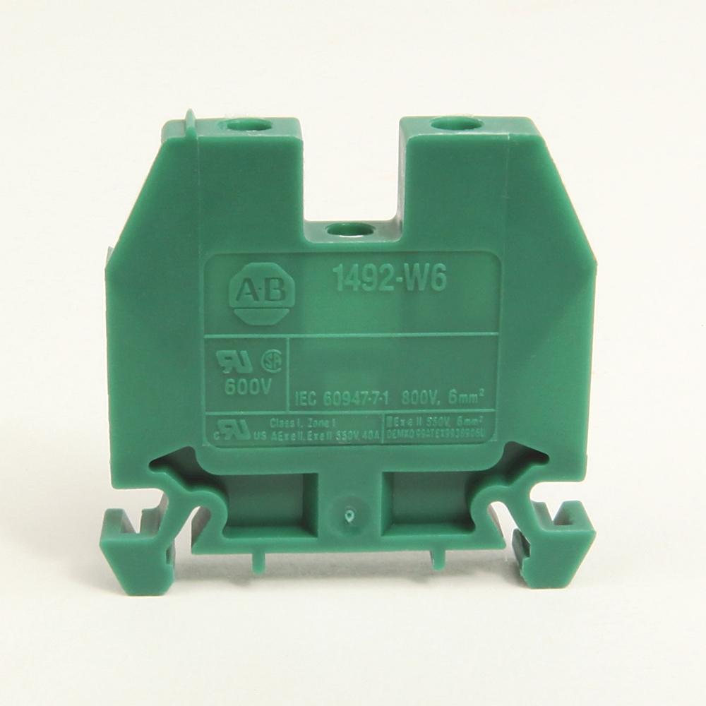 Product image for Feed-through block polyamide 6.6 600vac/dc 40a