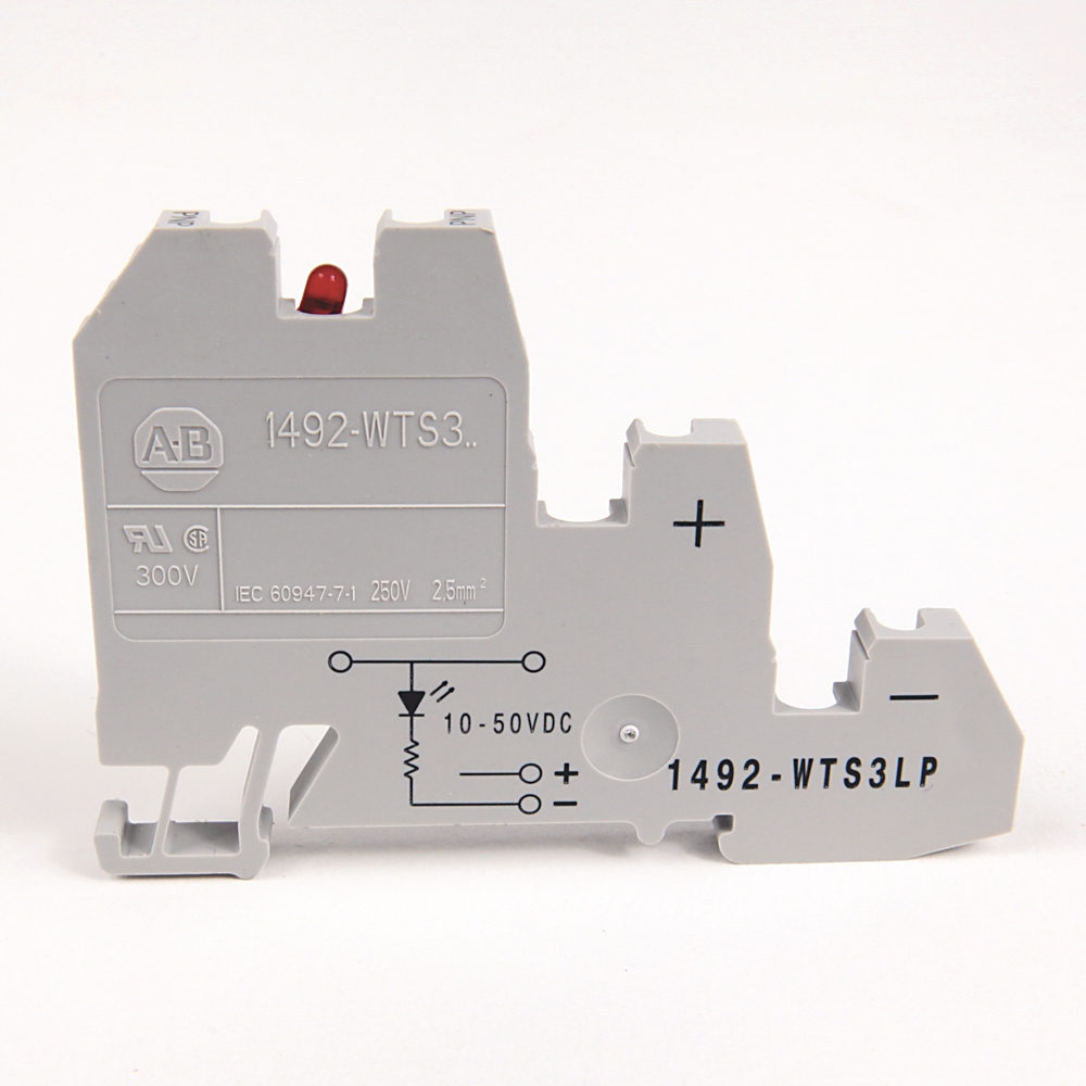 Product image for Block terminal 3-level sensor 14-26AWG 10A 300V grey