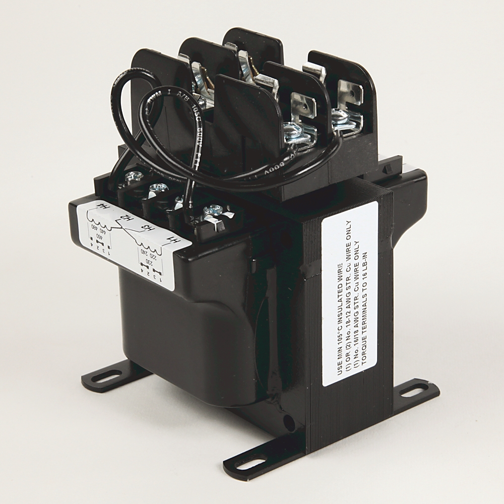 Product image for Transformer machine tool 2-primary 1-secondary 150VA 240/480V-120V