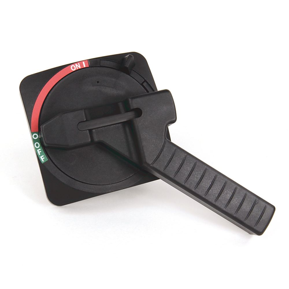 Product image for Handle standard orientation without defeater black/grey IP66