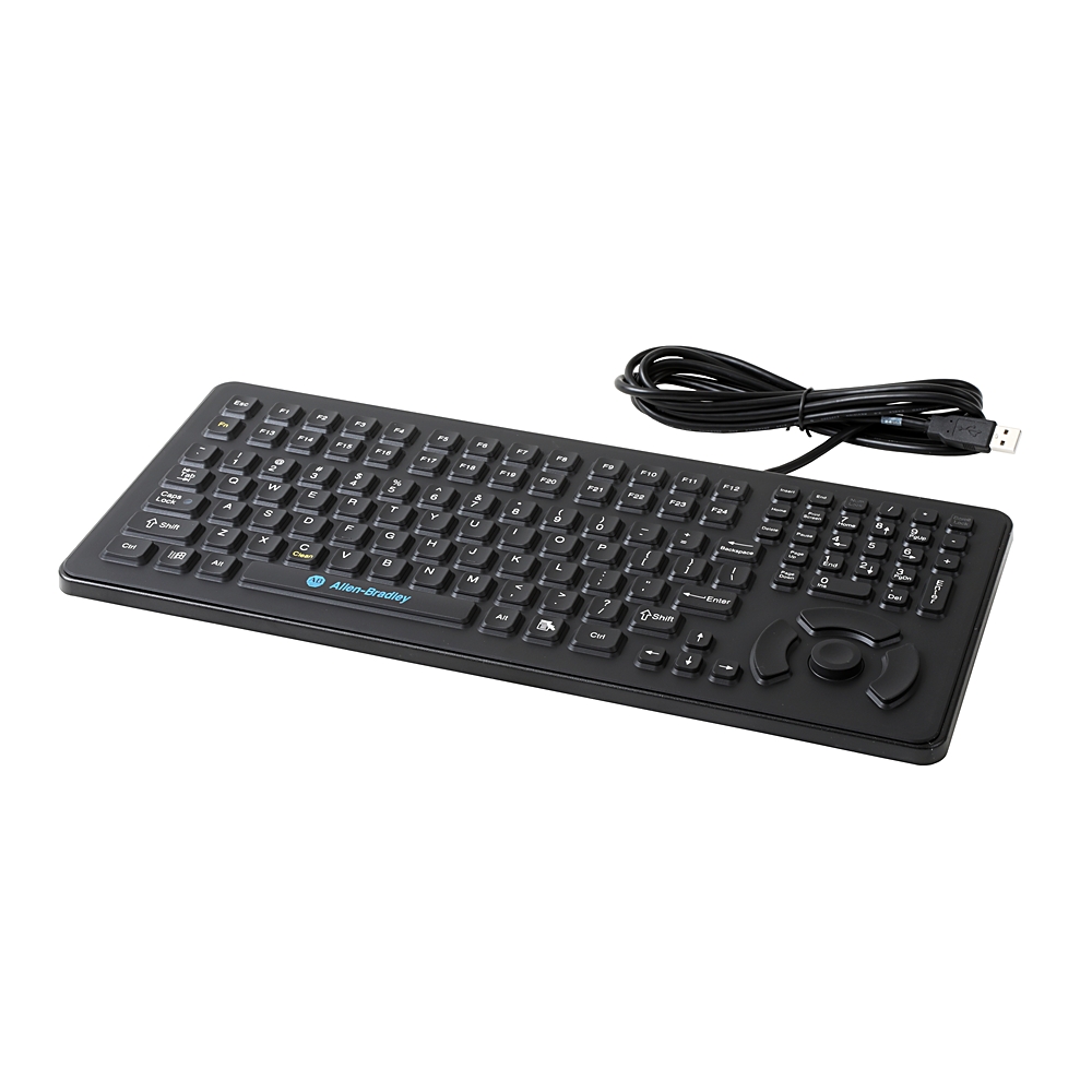 Product image for Keyboard & mouse polycarbonate USB 116-key