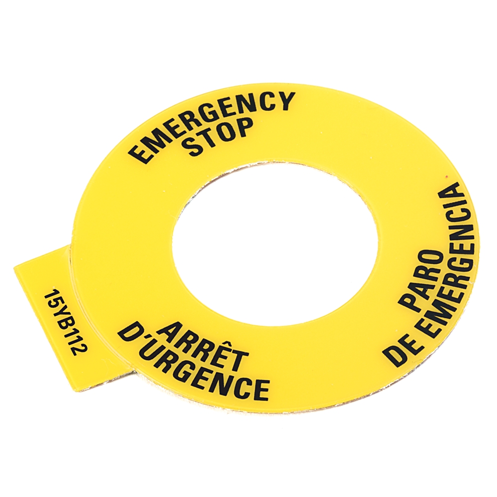 Product image for Legend plate 800F E-STOP