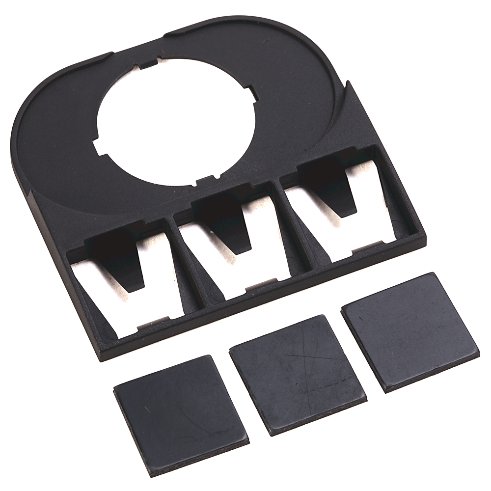 Product image for Legend plate BLANK 4-piece snap-in white