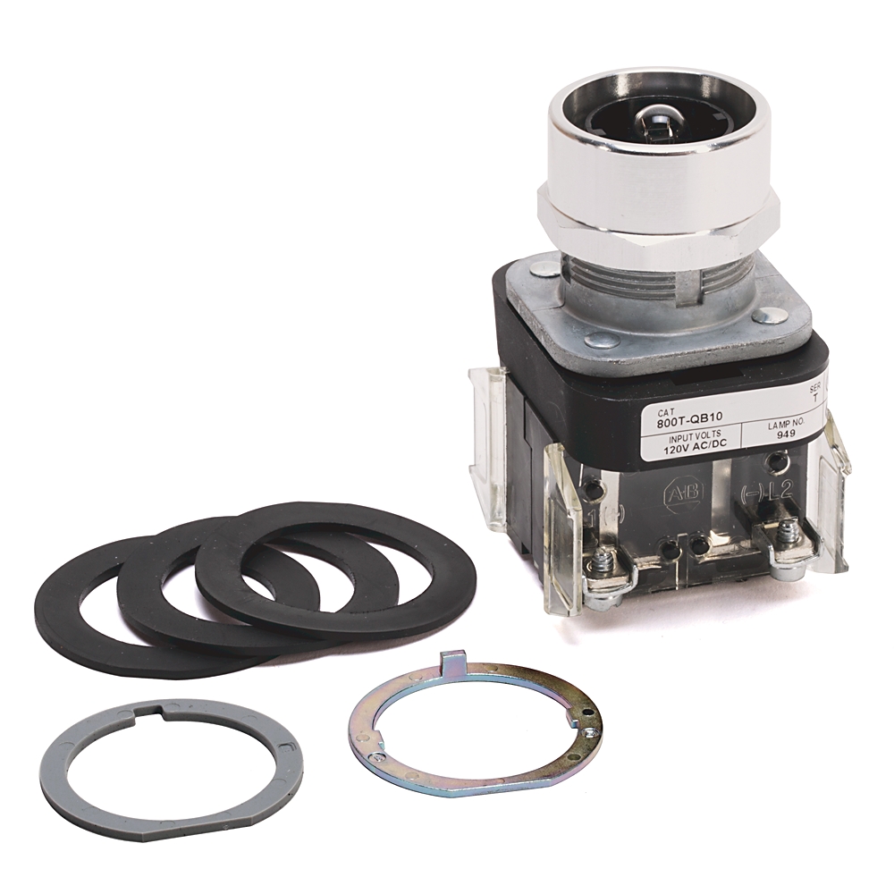 Product image for Pushbutton momentary extended head 12VAC/DC red