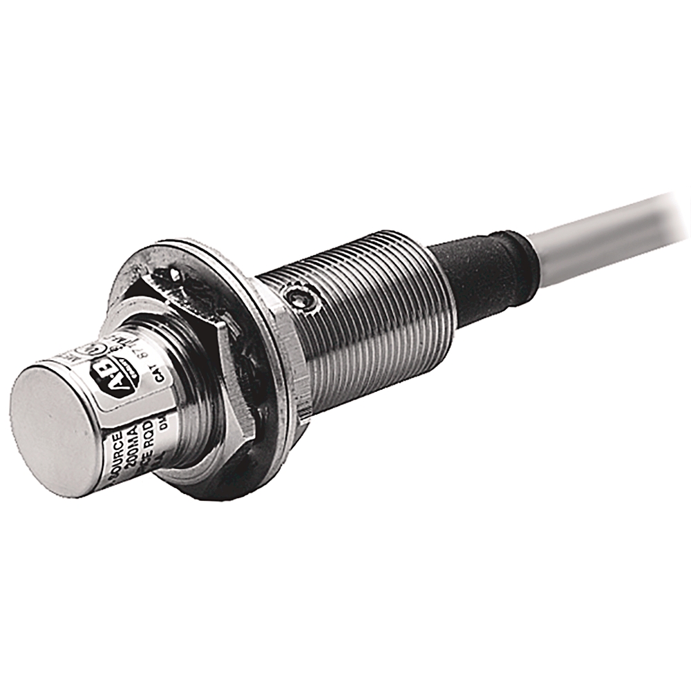 Product image for ABRA 871TM-DH15CP30-D4 PROXIMITY SENSOR, 3-WIRE DC STANDARD BARREL, 30MM DIAMETER, UNSHIELDED, TUBULAR STAINLESS STEEL, METAL FACE, 15MM SENSING DISTANCE, N.C., SOURCE (PNP) OUTPUT, MICRO QD (DC)