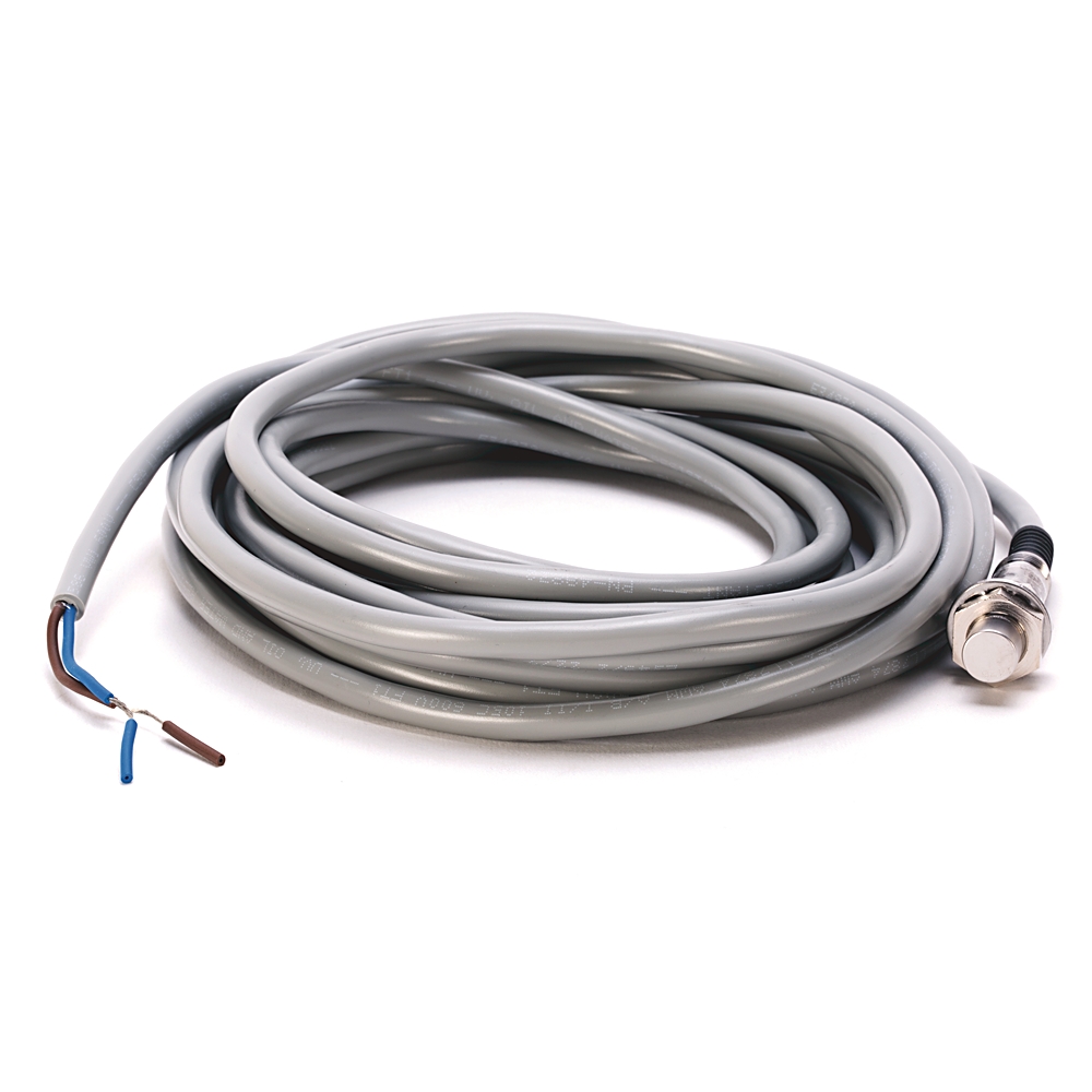 Product image for ABRA 871TM-BH4N12-N3 PROXIMITY SENSOR, 2-WIRE AC/DC (PLC INTERFACER), 12MM DIAMETER, UNSHIELDED, TUBULAR STAINLESS STEEL, METAL FACE, 4MM SENSING DISTANCE, N.O. OUTPUT, MINI QD