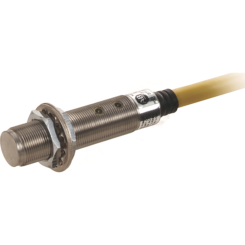 Product image for ABRA 871TM-DH5NE18-D4 PROXIMITY SENSOR, 2-WIRE DC, 18MM DIAMETER, SHIELDED, TUBULAR STAINLESS STEEL, METAL FACE, 5MM SENSING DISTANCE, N.O., SINK (NPN) OR SOURCE (PNP) PROGRAMMABLE, MICRO QD (DC)