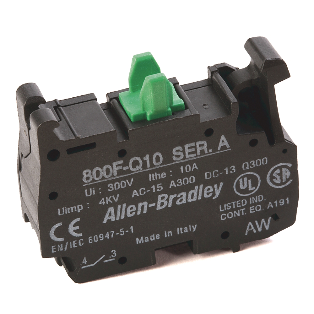 ABRA 800F-Q10 SPRING CLAMP CONTACT BLOCK N.O