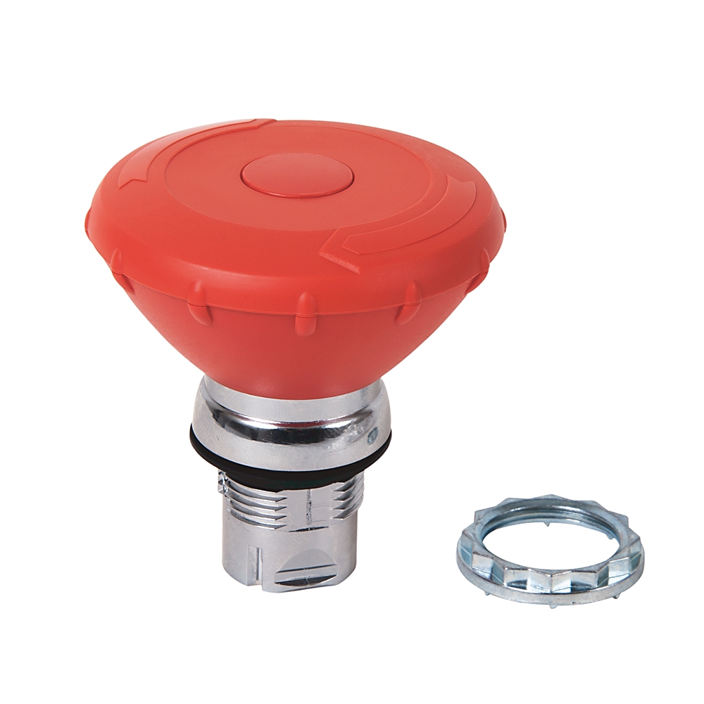 Product image for 800F Mushroom,Metal,60mm,Twist-Release