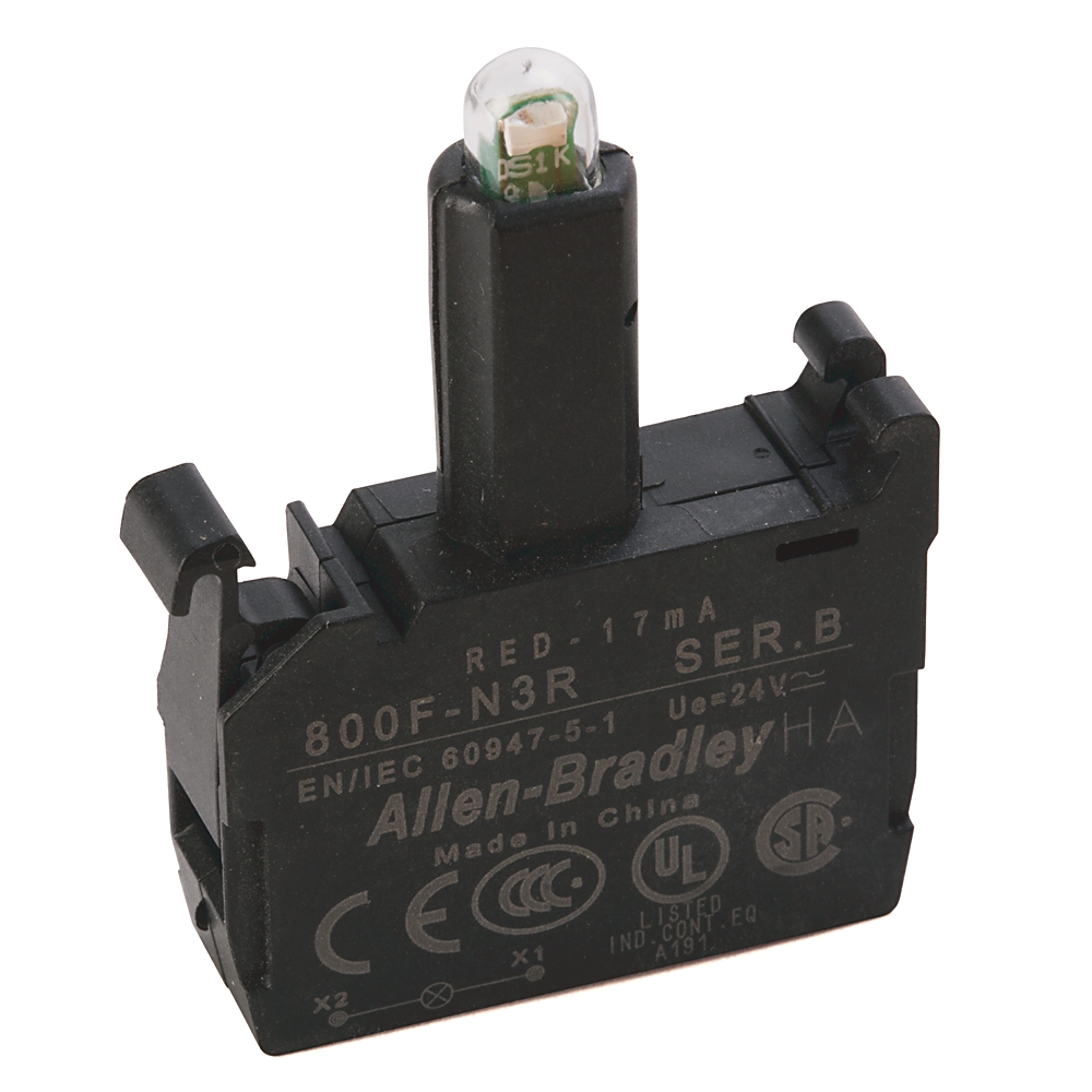 ABRA 800F-N3R LED MODULE RED 24V AC/DC SCREW TERMINATIONS
