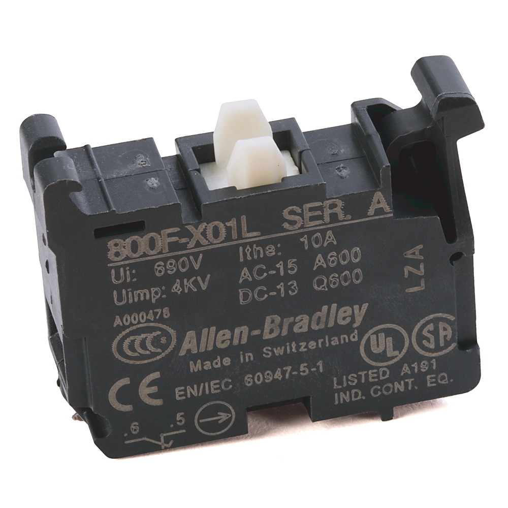 ABRA 800F-X01L CONTACT BLOCK 1 NC LATE BREAK