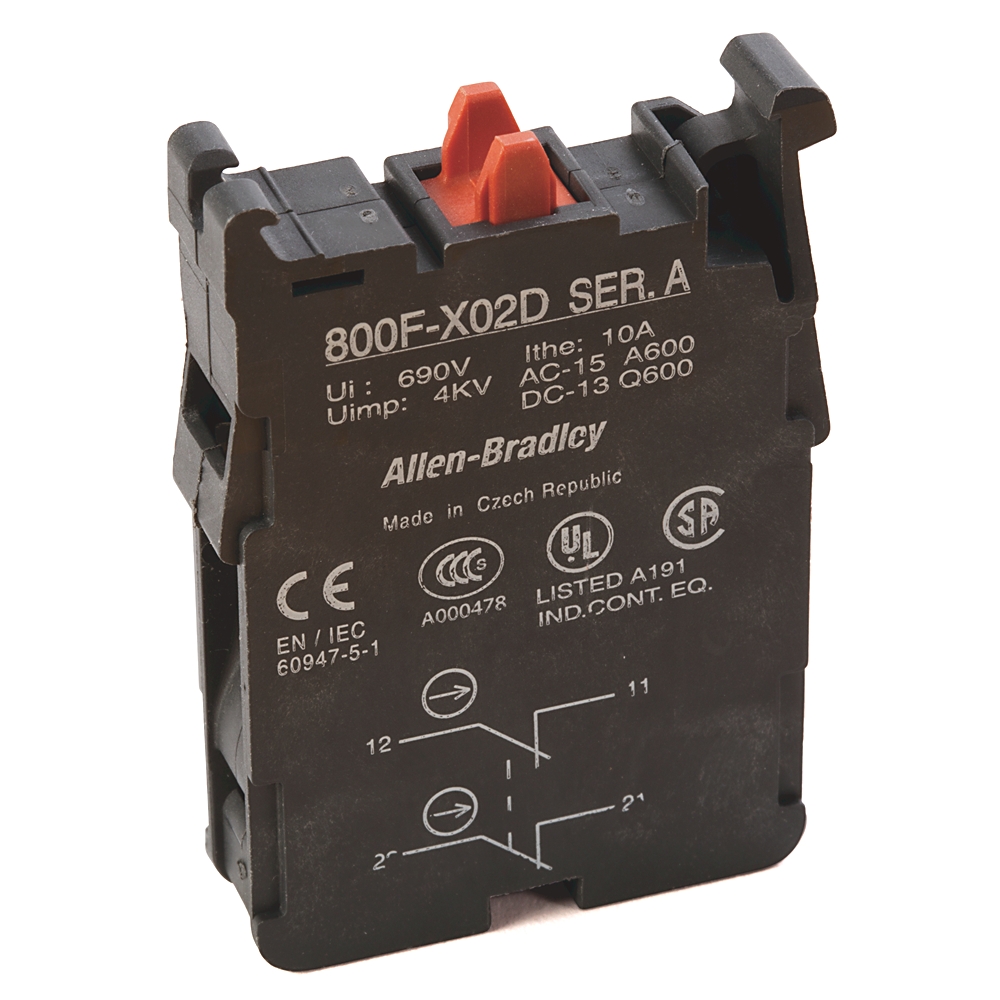 ABRA 800F-X02D CONTACT BLOCK