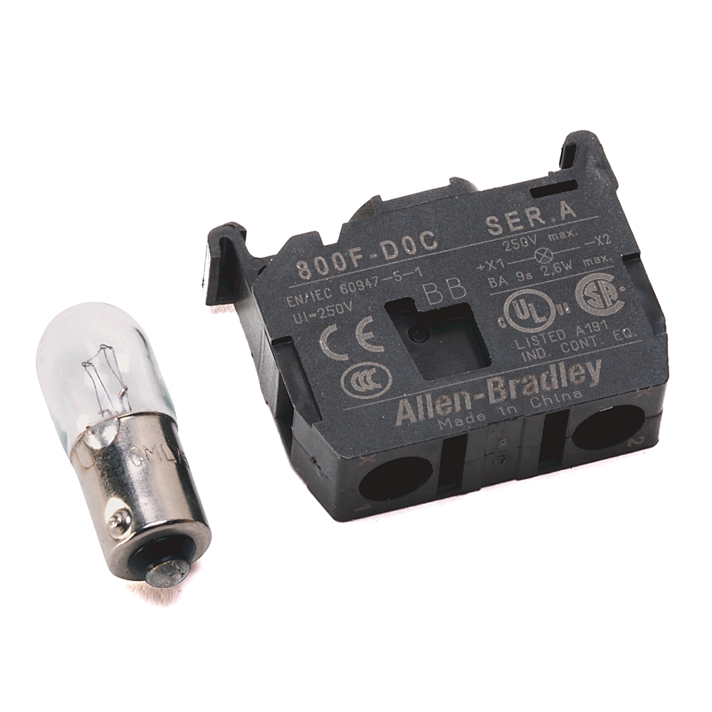 Product image for Incandescent lamp module 24vac/dc