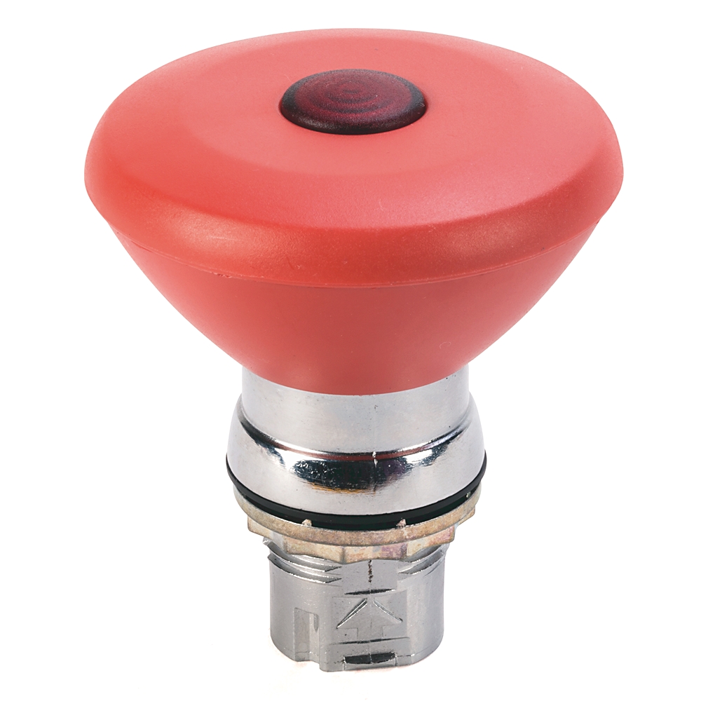 Product image for Push button operator illuminated red
