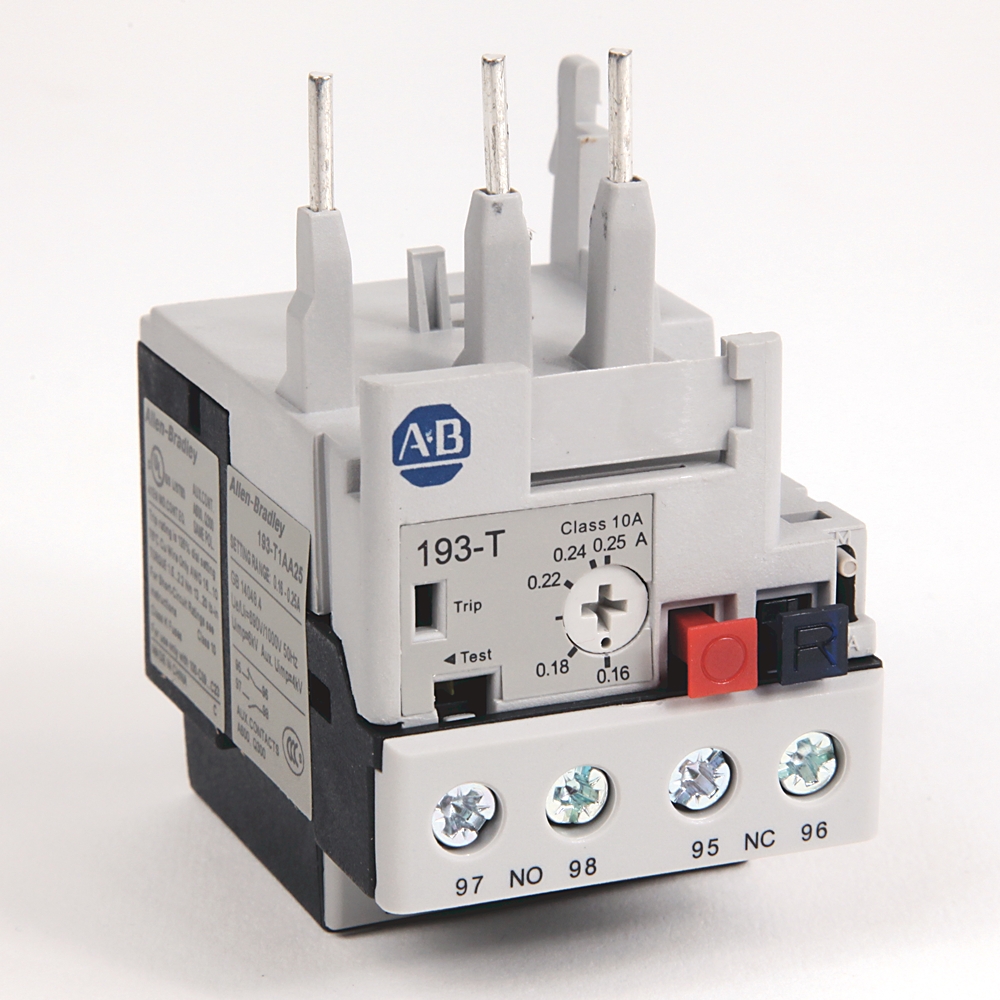 Product image for 0.16-.25 A IEC Bimetallic Overload Relay