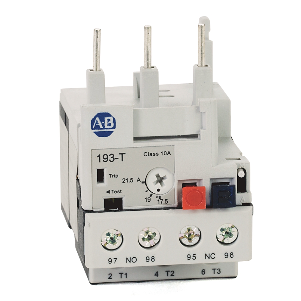 Product image for Overload relay bimetallic 1no-1nc 35-47a