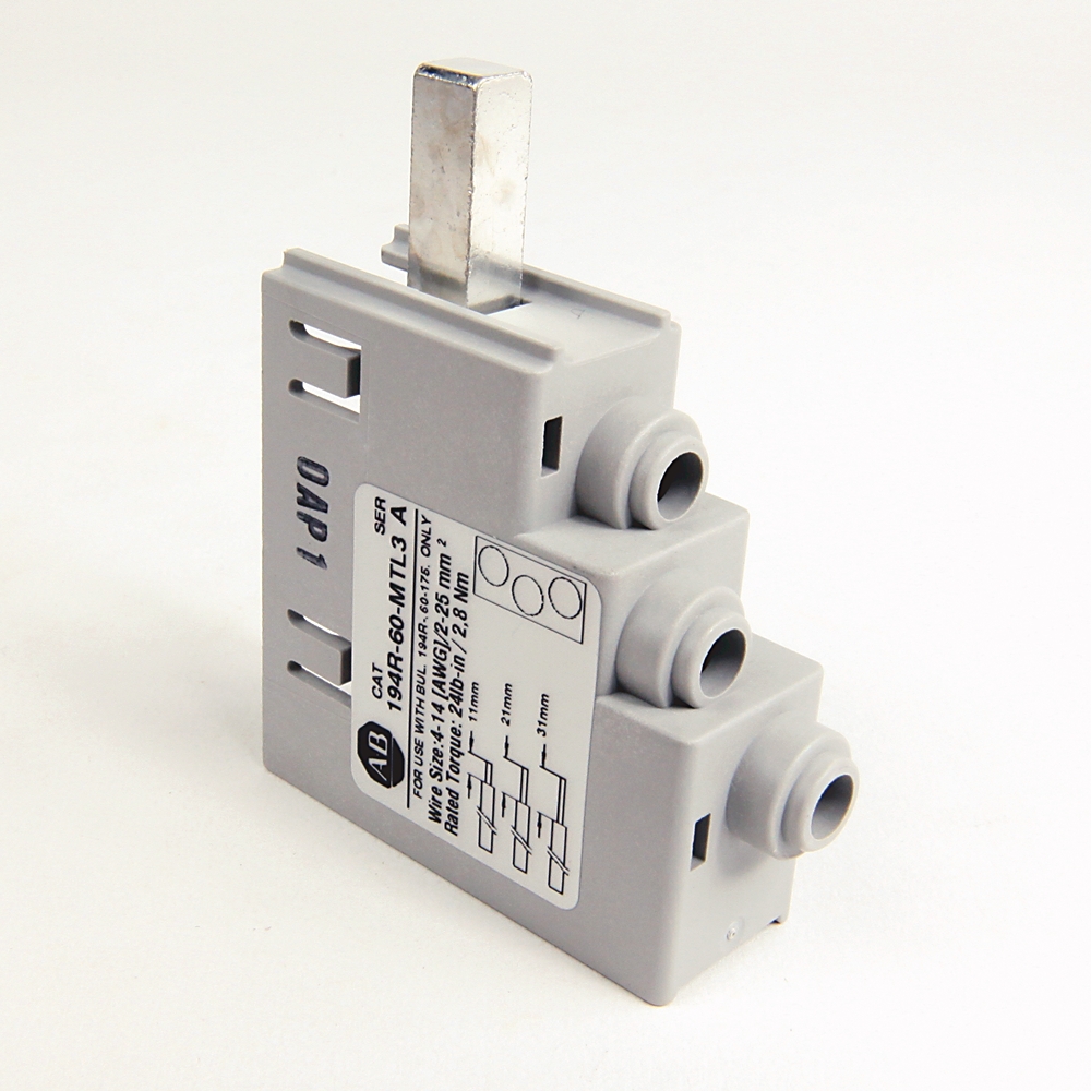 Product image for Lug terminal multi-tap load side only 14-4AWG