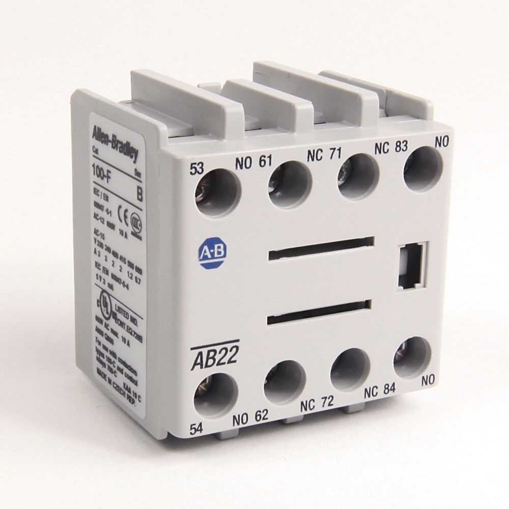 Product image for Block contact 4-pole 2NO-2NC auxiliary bifurcated