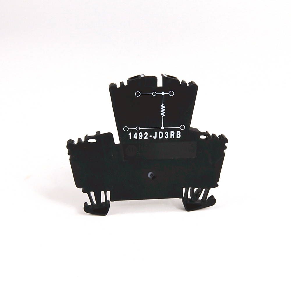 Product image for IEC 2-Ckt Feed-Through Blk Resistor 4mm
