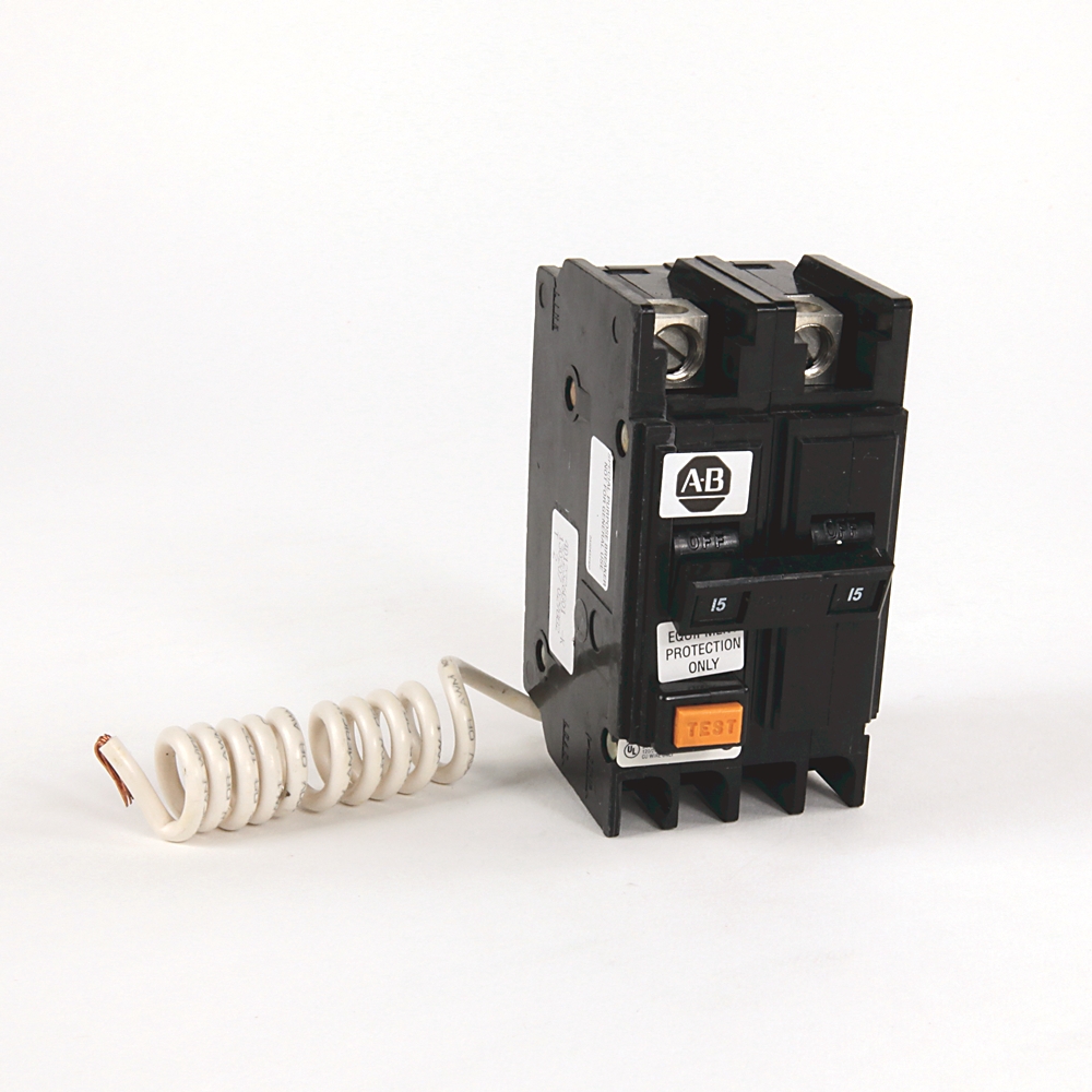 Product image for Breaker with ground fault circuit interrupter 10KA