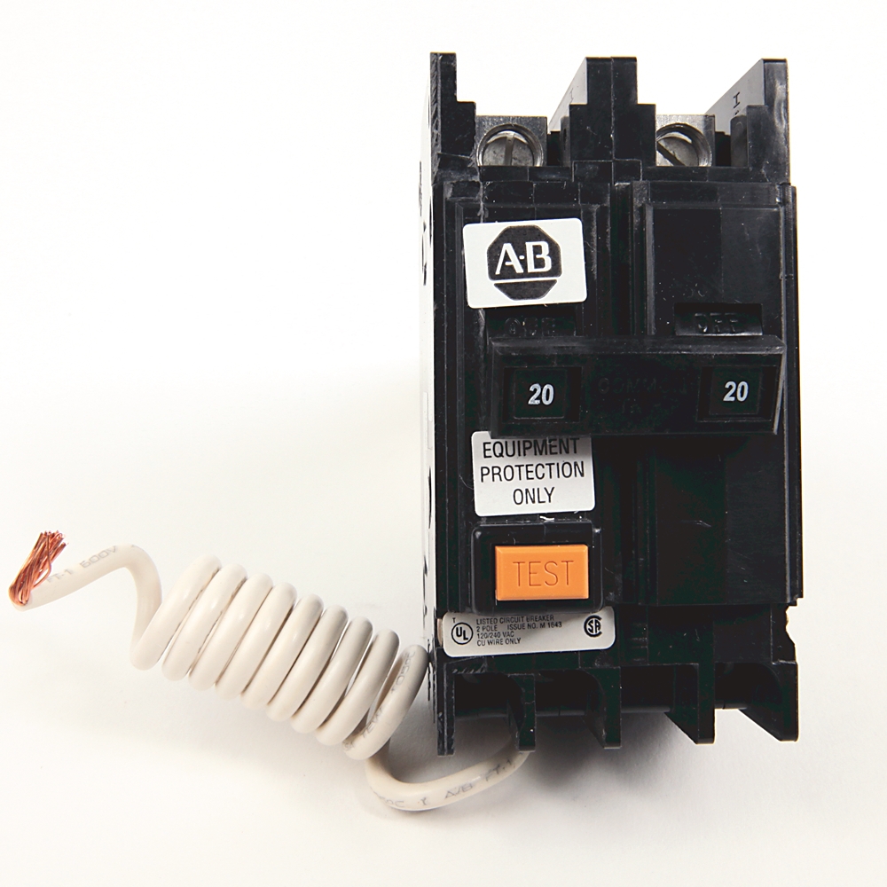 Product image for GFEP 2pole 30mA 20A 120/240VAC