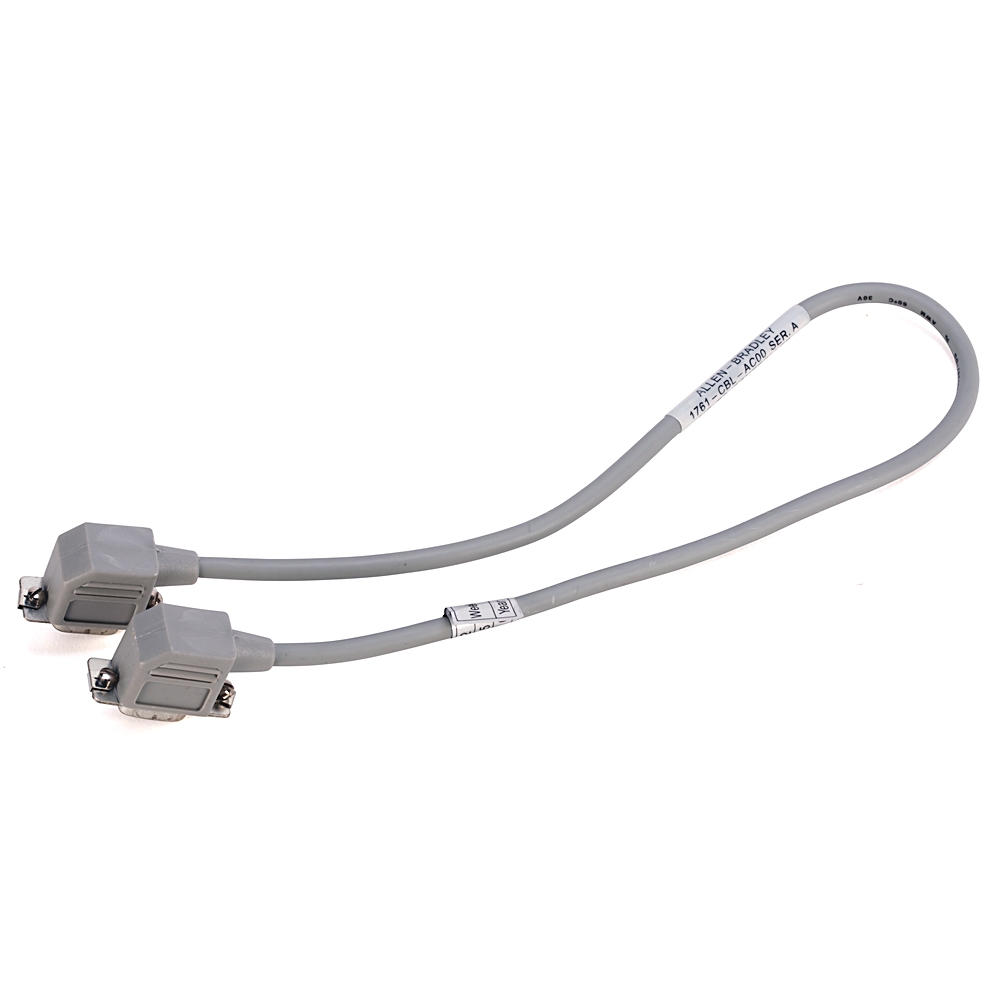 Product image for Cable RS-232 operating 9-pin D shell to 9-pin D shell MicroLogix 0.5m