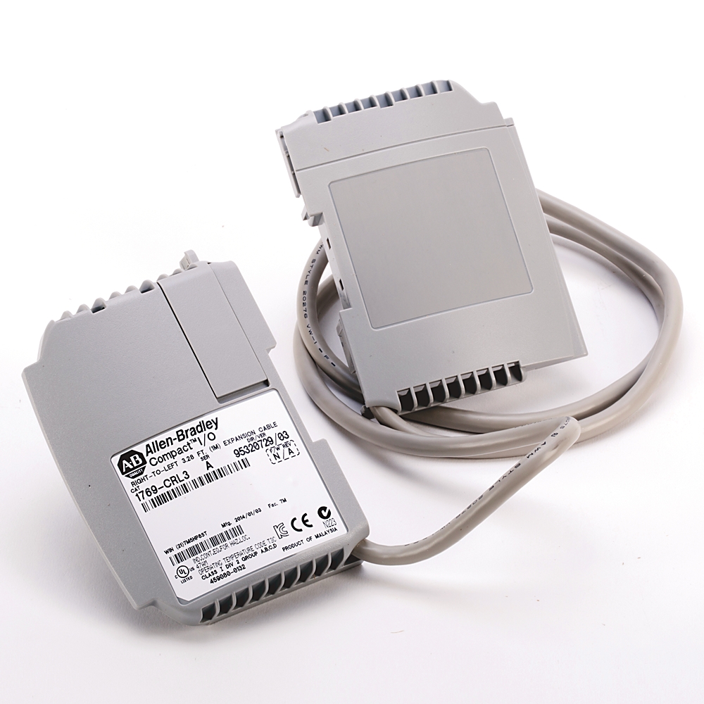 Product image for ABRA 1769-CRL3 CABLE BUS EXPANSION COMPACTLOGIX RIGHT TO LEFT 1M 3.28'