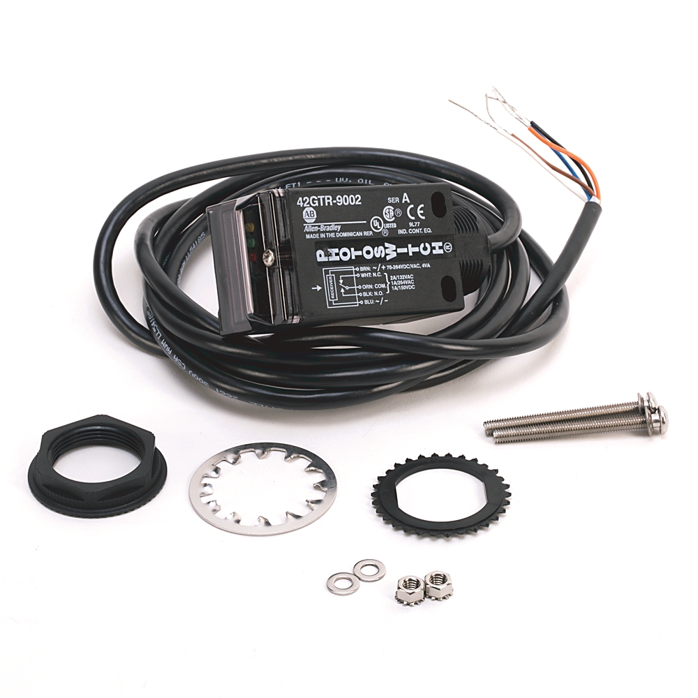 Product image for ABRA 42GTR-9002 PHOTOELECTRIC 70-264V 50/60HZ 10 MA LIGHT OR DARK PHOTOSWITCH