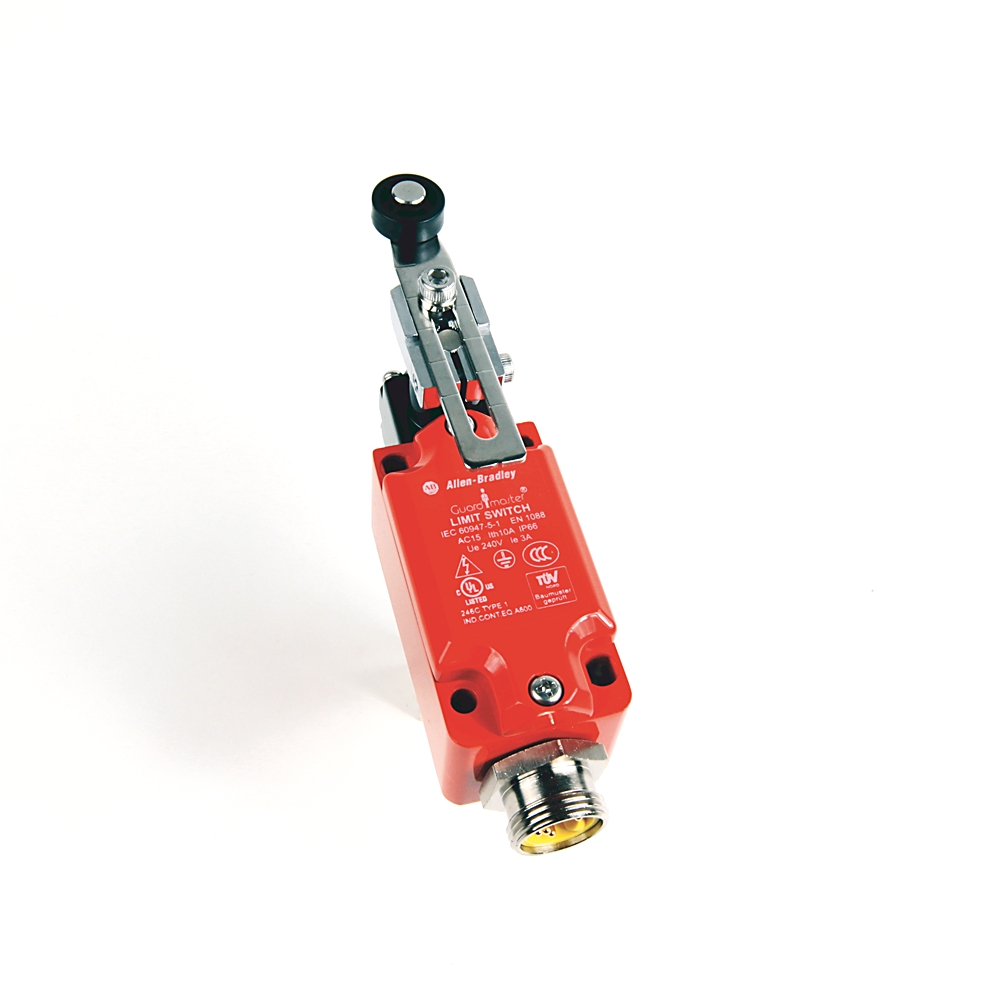 Product image for Switch position plastic 1NC-1NO snap acting adjustable lever 5-pin mini