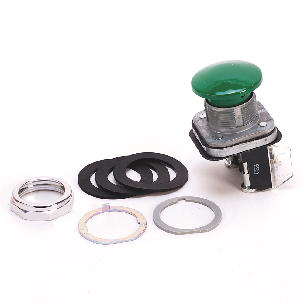 Product image for Operator Pushbutton non-Illuminated green