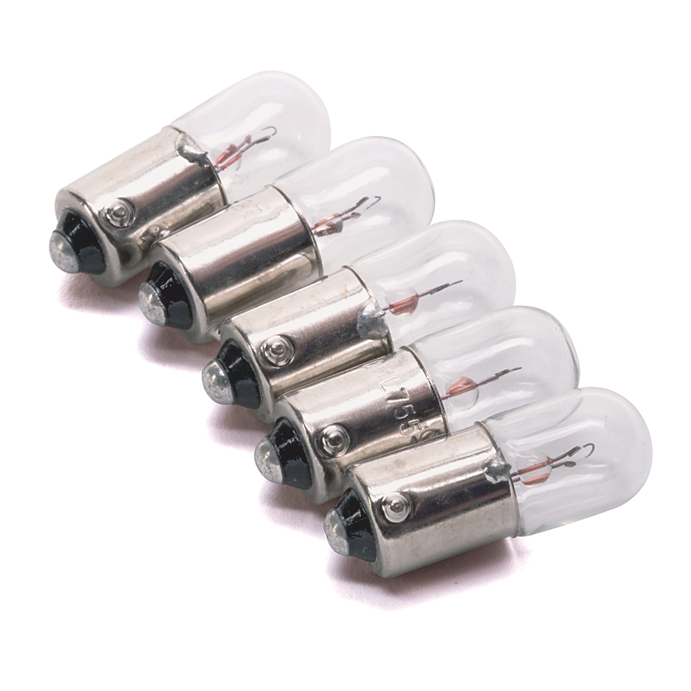 Product image for ABRA 800T-N169 REPLACEMENT LAMP #949 22MA 130V 130VDC INCANDESCENT 2.6W BA9S