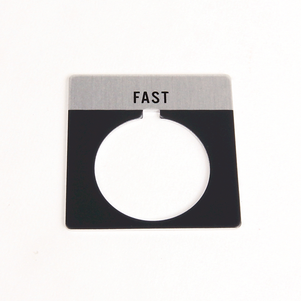 Product image for ABRA 800T-X505 NAMEPLATE FAST FOR PUSHBUTTON