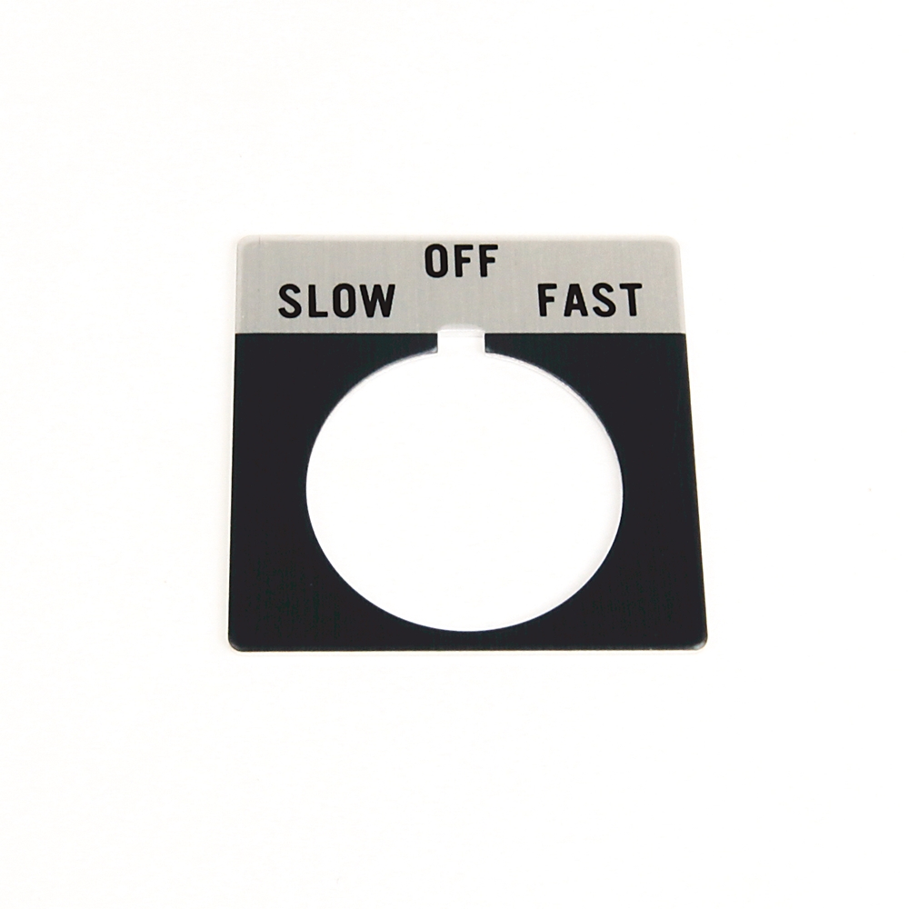 Product image for 30mm 800T SLOW-OFF-FAST Legend Plate